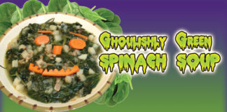 Ghoulishly Green Spinach Soup
