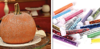 Glittered Pumpkins
