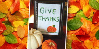 Give Thanks Yarn Embroidery