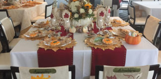 Dressing a Table for the Island Harvest Food Bank Gratitude Event