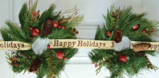 Easy Triple Wreath