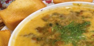 “Lucky” Butternut Squash & Lentil Soup