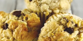 Banana Chocolate Chip Muffins
