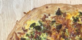 Breakfast Pizza One Bowl Pizza Dough