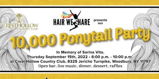 HAIR WE SHARE presents 10,000 Ponytail Party