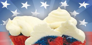 The Baking Coach: Red, White & Blue Firecracker Cupcakes