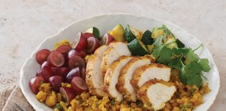 ET Recipe of the Month: Chicken and Grape Cauliflower Rice Bowl